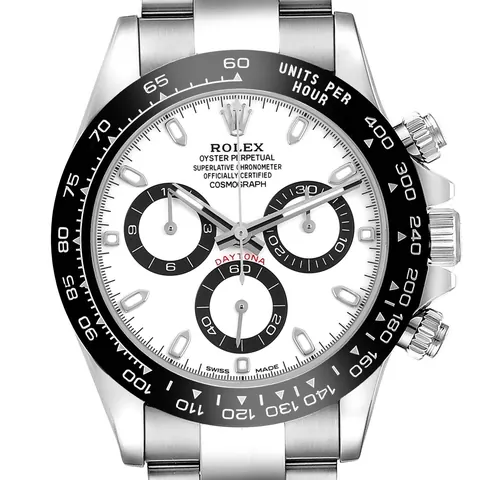 White "Panda" dial of a Rolex Daytona 116500LN