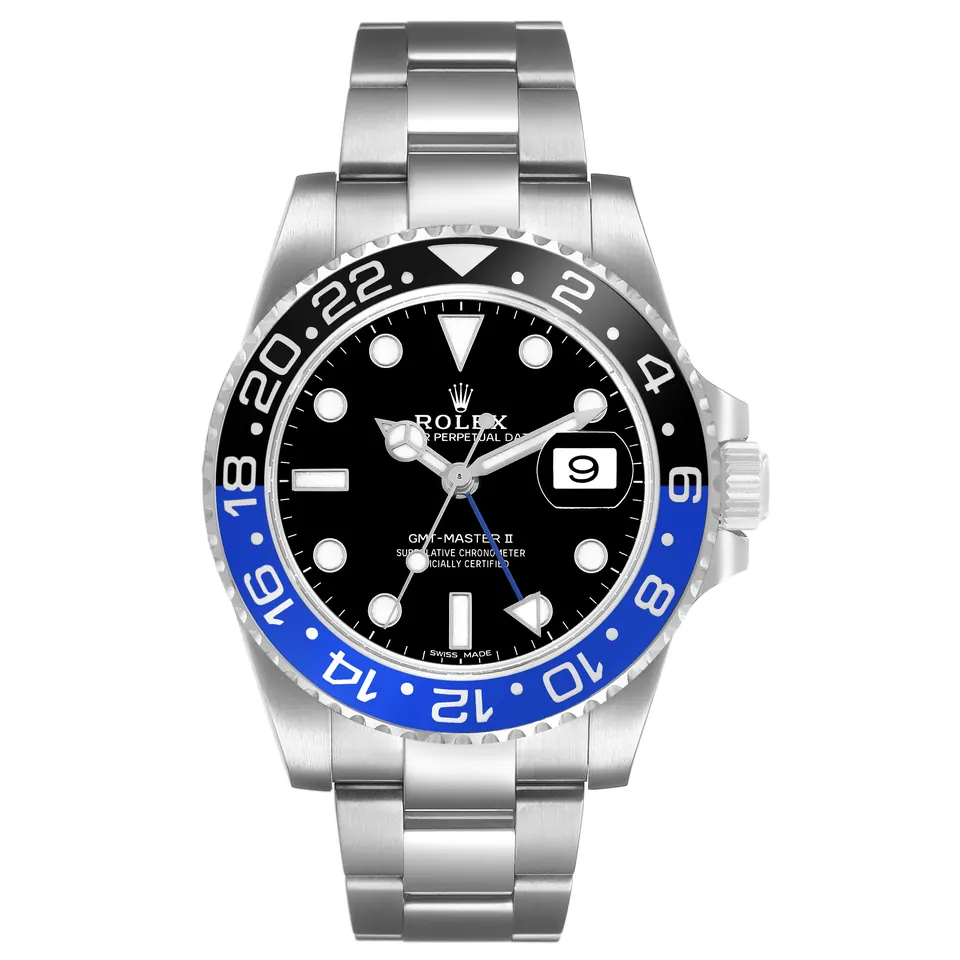 Rolex GMT-Master II 116710BLNR on an Oyster bracelet